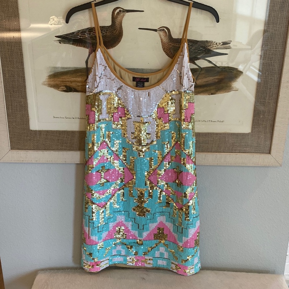 G-lish size small embellished mini dress